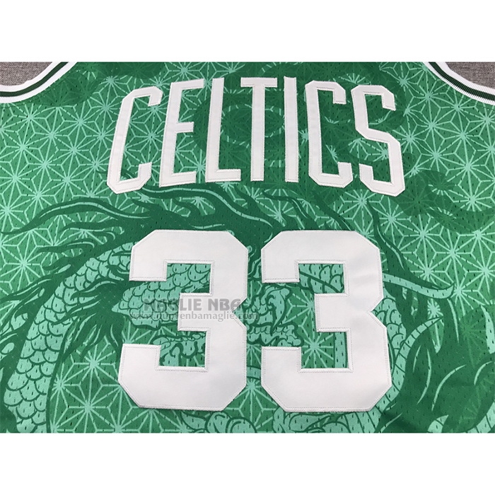 Maglia
 Larry Bird NO 33 Boston Celtics Throwback Asian Heritage 1985-86 Verde
